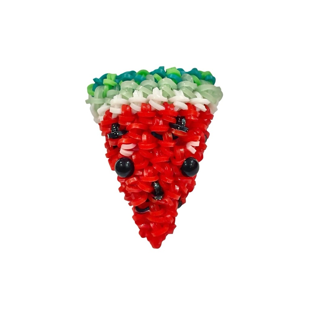 Loomigurumi Kawaii Happy Watermelon Handmade Rainbow Loom Homemade